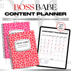 Boss Babe Content Planner